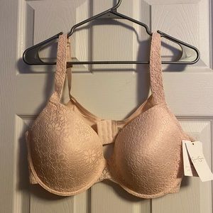 Jessica Simpson Blush Pink Lace Bra 42D NWT